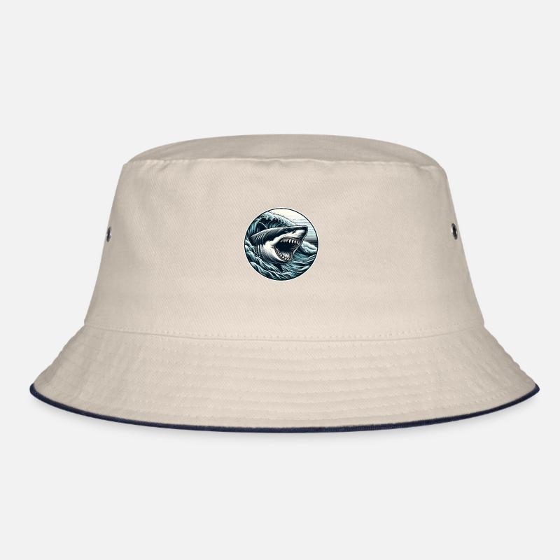 Great white shark Bucket Hat