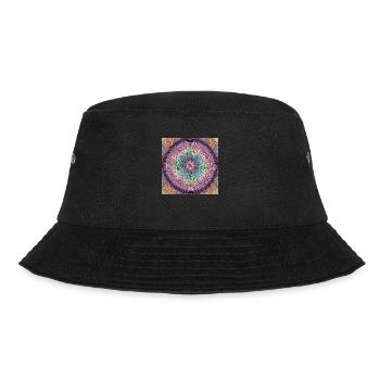 Pattern pastel1 - Bucket Hat - black - Front - Lela (165cm)