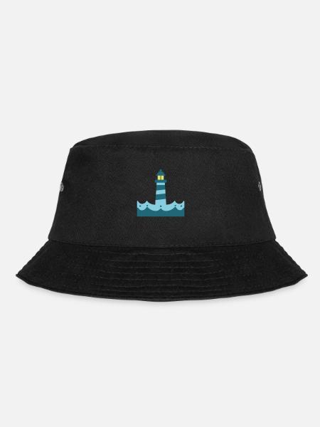 Leuchtturm - Bucket Hat - Schwarz