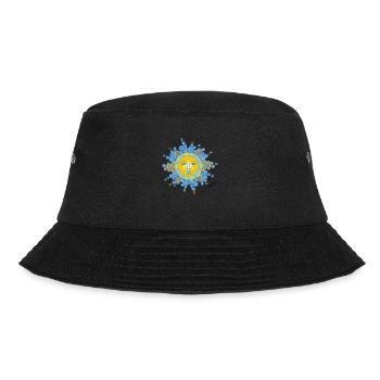 Wintersonnenwende 02 - Bucket Hat - Schwarz - Vorne - Lela (165cm)