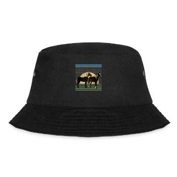Horses - Bucket Hat - black - Front - Lela (165cm)