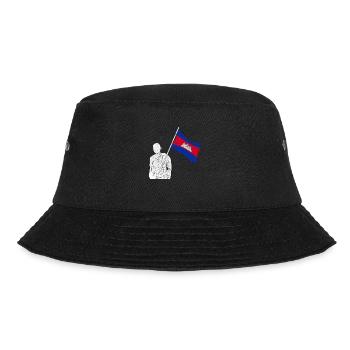 Temple du Cambodge Khmer Vintage drapeau je cadeau - Bob - noir - Devant - Lela (165cm)