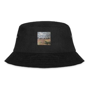 Landschaft mit Bergen - Bucket Hat - Schwarz - Vorne - Lela (165cm)