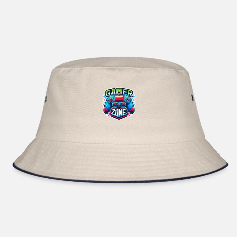 Gamer Zone - Controller Illustration Bucket Hat