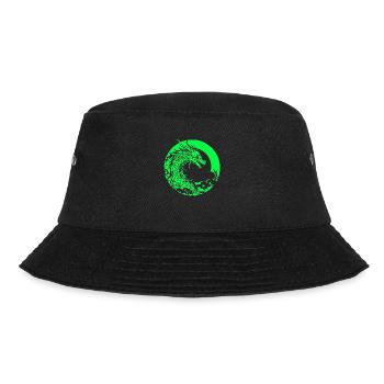 Fantasy Dragon Anime Dragon Head Mythical reptile - Bucket Hat - black - Front - Lela (165cm)