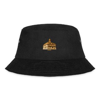 Grabow Rathaus Mecklenburg-Vorpommern - Bucket Hat - Schwarz - Vorne - Lela (165cm)