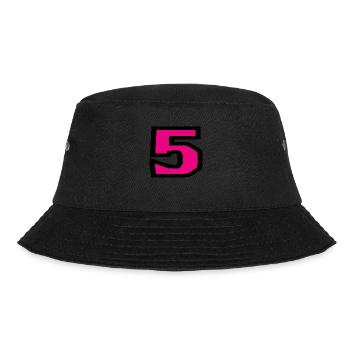 5. 5 YEARS. 5th ANNIVERSARY. 5 YEAR ANNIVERSARY. 5. - Bucket Hat - black - Front - Lela (165cm)