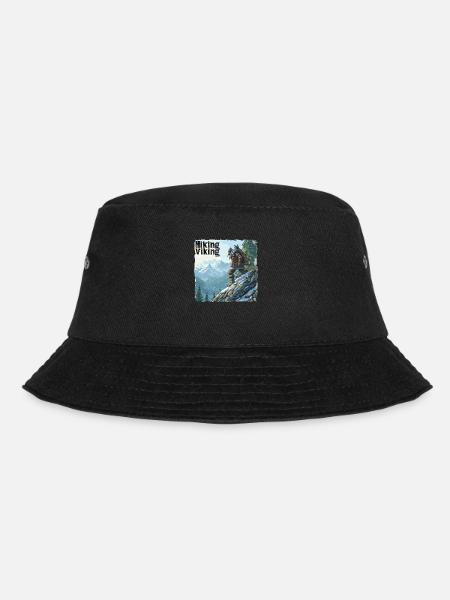 Hiking Viking - Bucket Hat - Schwarz