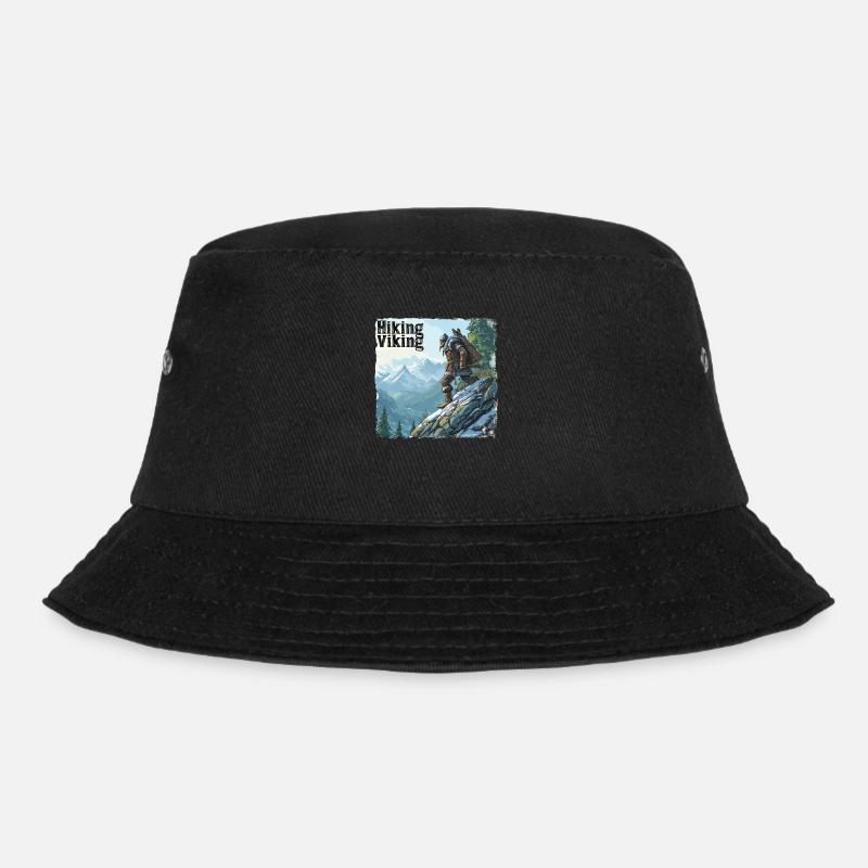 Hiking Viking - Bucket Hat - Schwarz