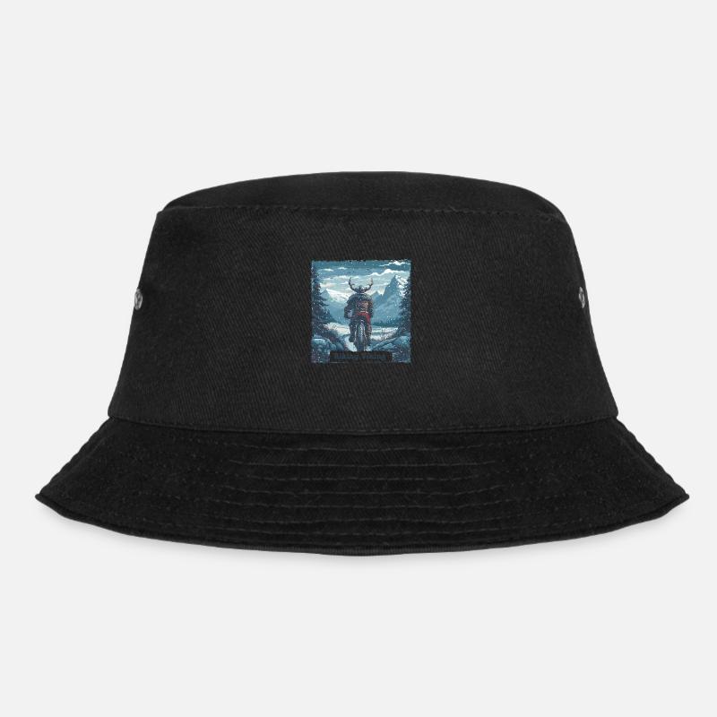 Biking Biking Vers 2 - Bucket Hat - Schwarz