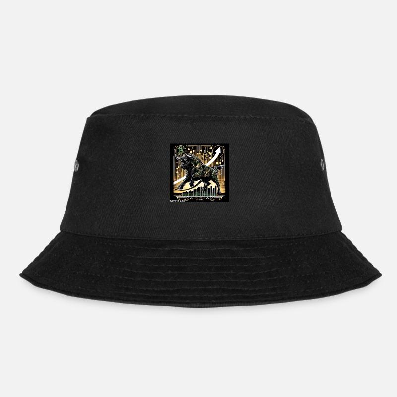 Crypto Life - Bucket Hat - black