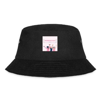 Women‘s day - Bucket Hat - Schwarz - Vorne - Lela (165cm)