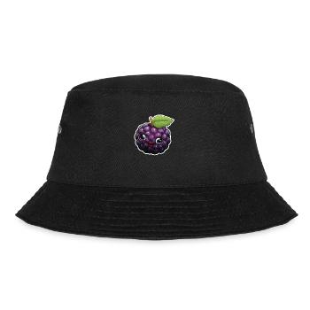 süße Brombeere - Bucket Hat - Schwarz - Vorne - Lela (165cm)