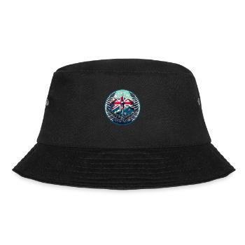 Neuseeland Aotearoa Kiwi 21 - Bucket Hat - Schwarz - Vorne - Lela (165cm)
