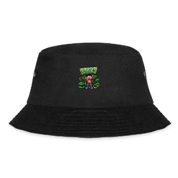 Kale Yeah - Bucket Hat - Schwarz - Vorne - Lela (165cm)