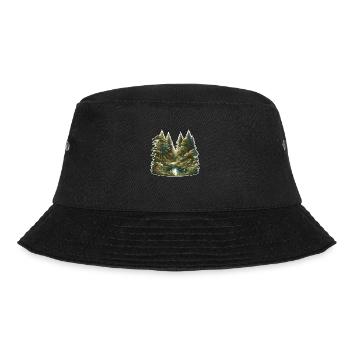 Landscape - Illustration - Bucket Hat - black - Front - Lela (165cm)