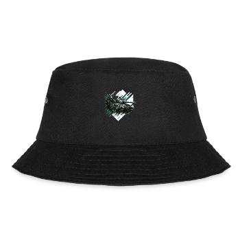 Dynamisches Angriffsfeuer - Bucket Hat - Schwarz - Vorne - Lela (165cm)