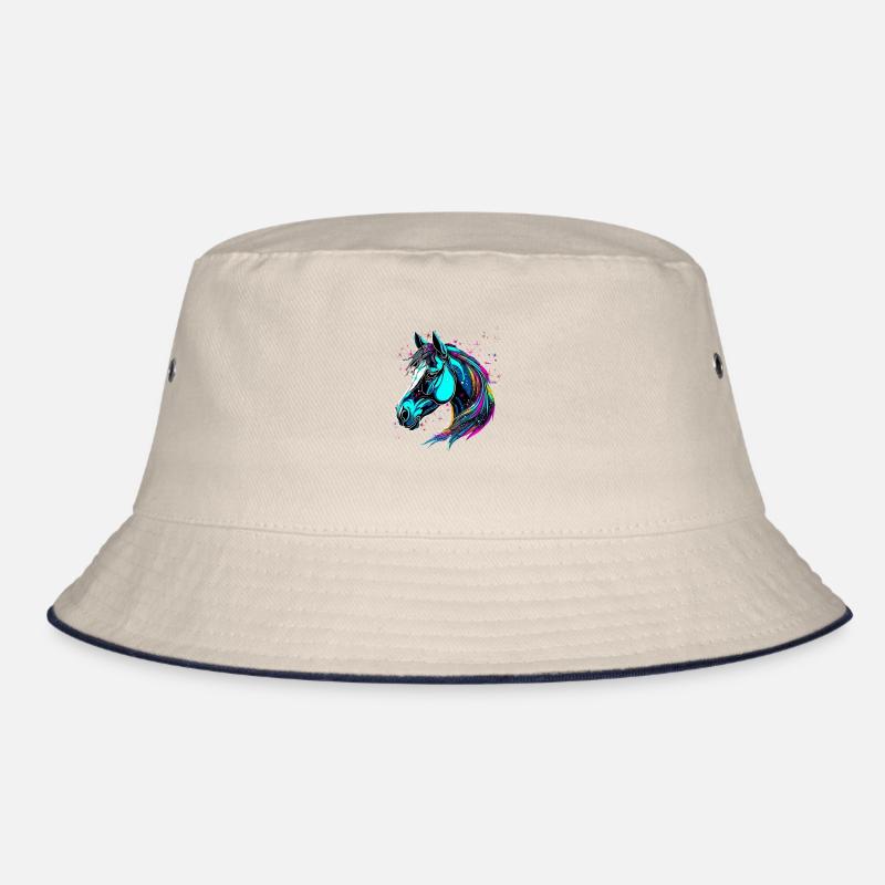 Fantasy Sparkly Pony Bucket Hat