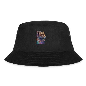 Leopard - Bucket Hat - Schwarz - Vorne - Lela (165cm)