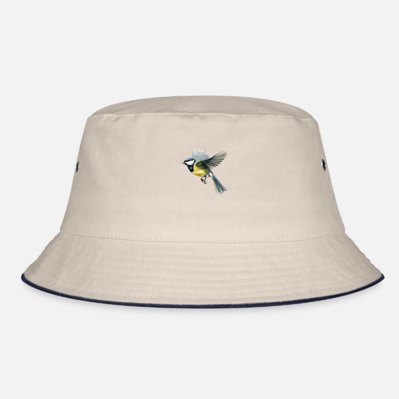 Great Tit Bird Bucket Hat
