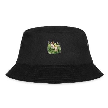 Bunny Meadow - Bucket Hat - black - Front - Lela (165cm)