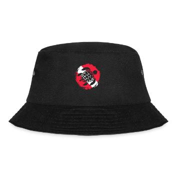 Diving Turtla Underwater Exploration Deep Sea - Bucket Hat - Schwarz - Vorne - Lela (165cm)
