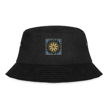Blumen - Bucket Hat - Schwarz - Vorne - Lela (165cm)