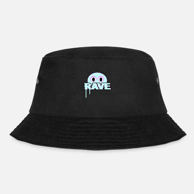 Rave - Bucket Hat - black