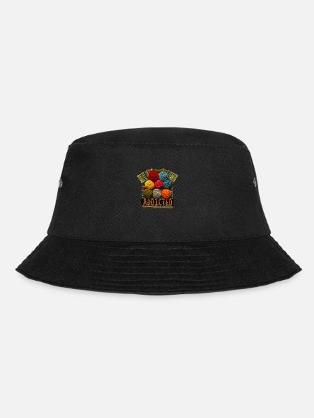 Süchtig nach Häkeln - Bucket Hat - Schwarz