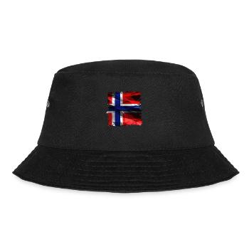 Norvège Norvège Drapeau Scandinavie Norden Tor Viking - Bob - noir - Devant - Lela (165cm)