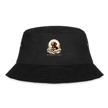 Rainbow Bridge Dachshund Grief Management - Bucket Hat - black - Front - Lela (165cm)