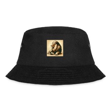 Lion - Bucket Hat - black - Front - Lela (165cm)