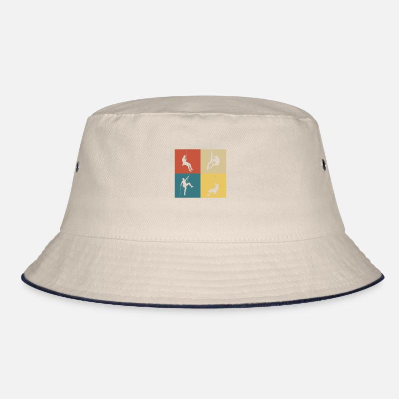 Retro Vintage Klettern Bucket Hat
