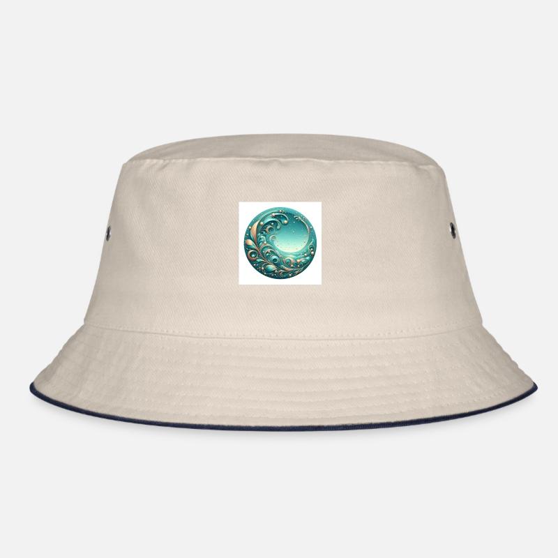 Türkiser Flair Bucket Hat