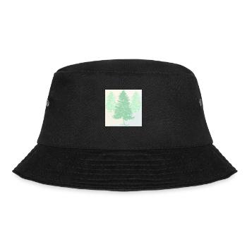Pastel-colored pines. - Bucket Hat - black - Front - Lela (165cm)