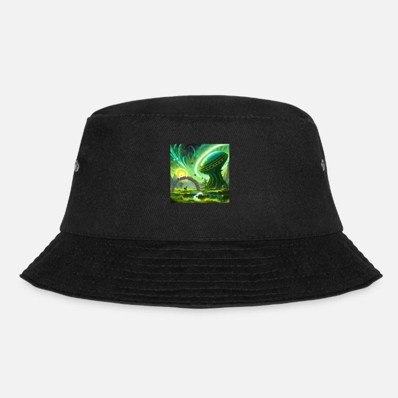 Jenseits der Grenzen - Bucket Hat - Schwarz