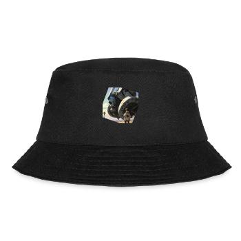 Manga Riesiger Roboter - Bucket Hat - Schwarz - Vorne - Lela (165cm)