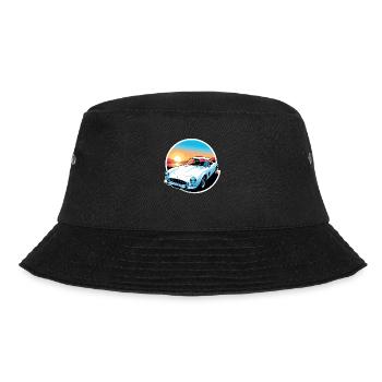 Oldtimer Sonnenuntergang - Bucket Hat - Schwarz - Vorne - Lela (165cm)