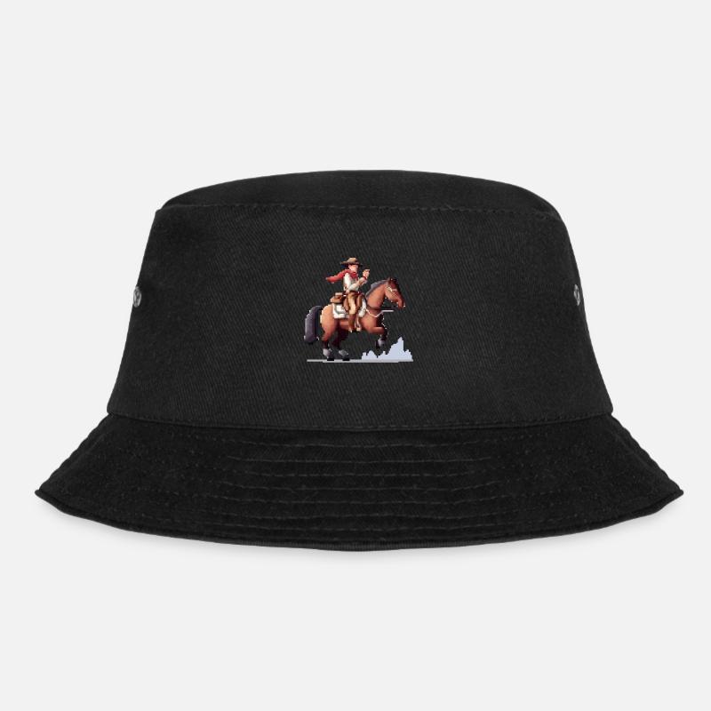 Pixaro der Cowboy - Bucket Hat - Schwarz