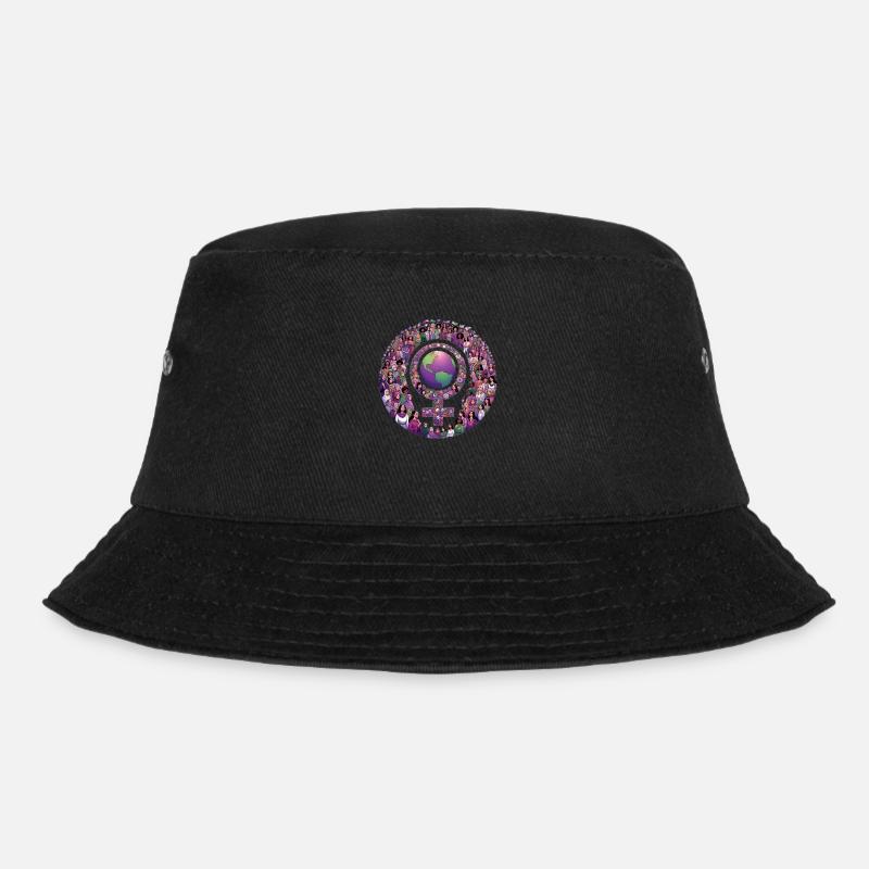 International Women's Day - Bucket Hat - Schwarz