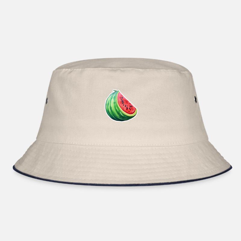 Wassermelone Viertel Bucket Hat