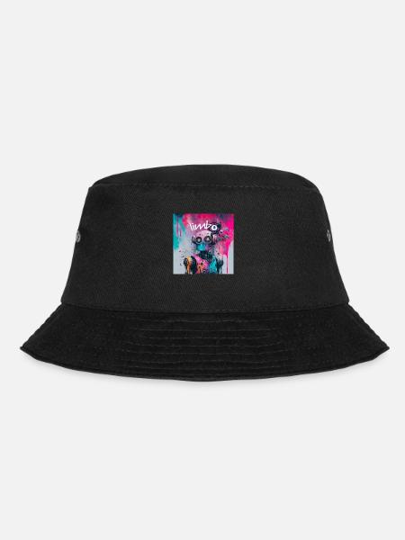 Limbo Robo Colour Splash - Bucket Hat - black