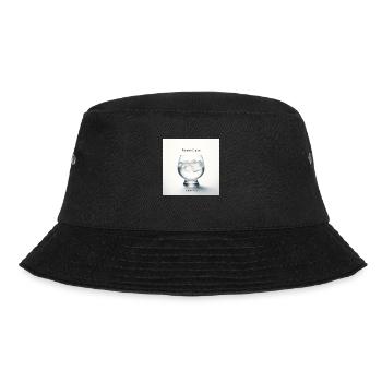 Gib dem Leben einen Gin - Trinkspruch - Bucket Hat - Schwarz - Vorne - Lela (165cm)