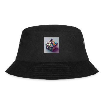 Joystick 9 - Bucket Hat - Schwarz - Vorne - Lela (165cm)