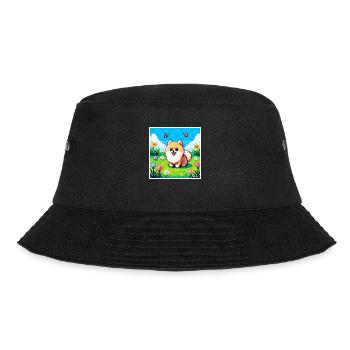 Pixel Pom - Bucket Hat - black - Front - Lela (165cm)