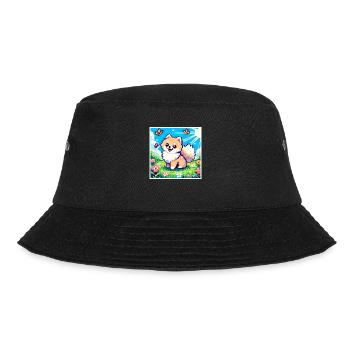 Pixel Pom - Bucket Hat - black - Front - Lela (165cm)