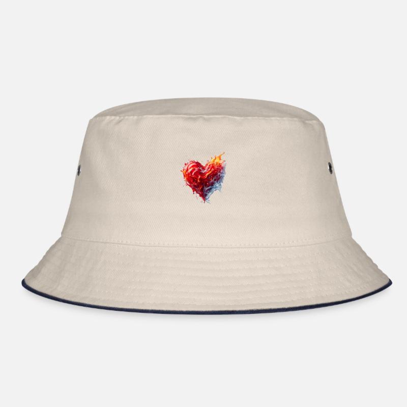 LOVE FLAMES Bucket Hat