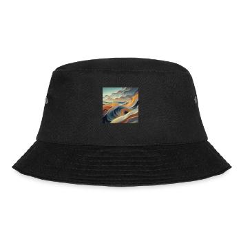 Futuristic sea - Bucket Hat - black - Front - Lela (165cm)