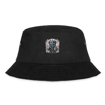 Wikinger Eulenwächter - Bucket Hat - Schwarz - Vorne - Lela (165cm)