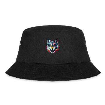wolf - Bucket Hat - black - Front - Lela (165cm)